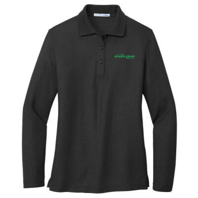 L500LS  - Ladies Silk Touch Long Sleeve Polo Thumbnail